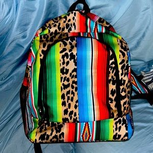 N Gil cheetah and serape western backpack